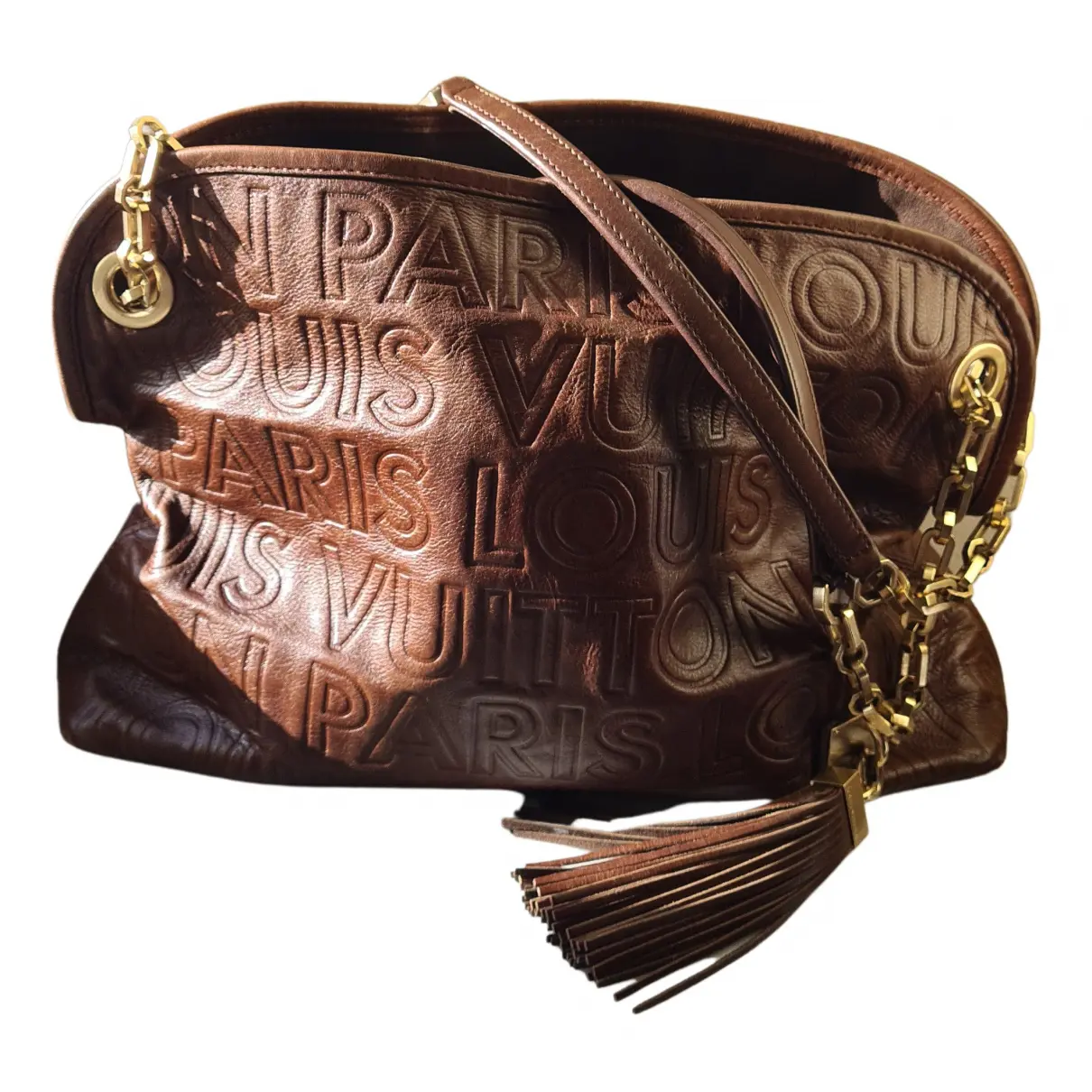 Whisper leather handbag Louis Vuitton