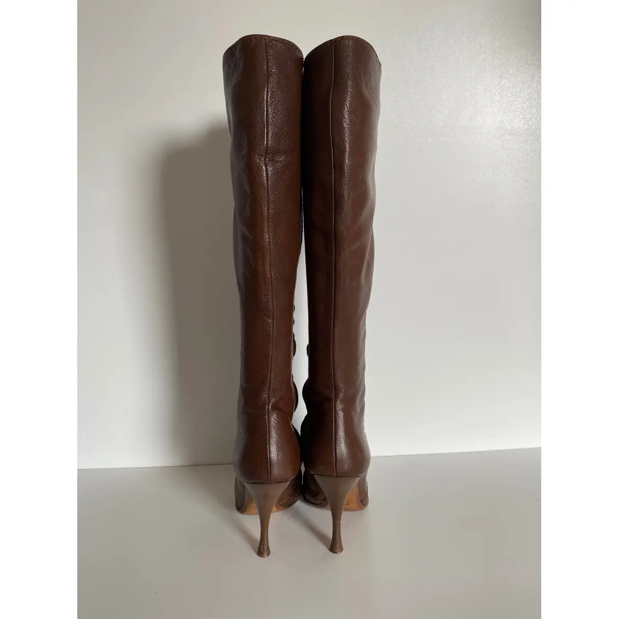 Leather riding boots Yves Saint Laurent