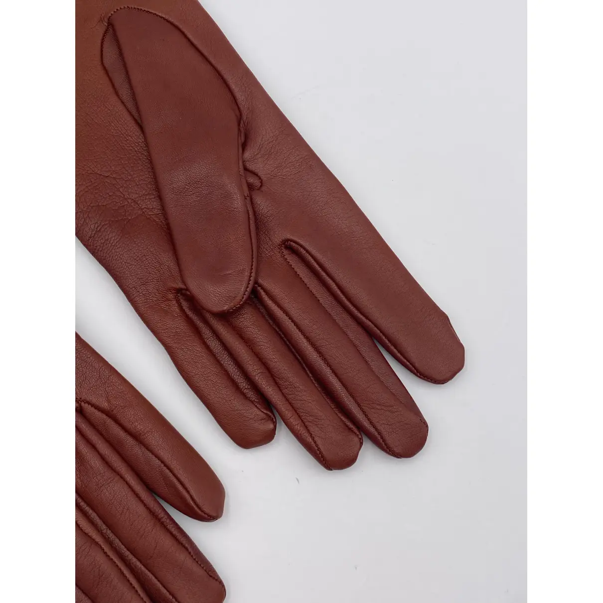 Leather long gloves Yves Saint Laurent