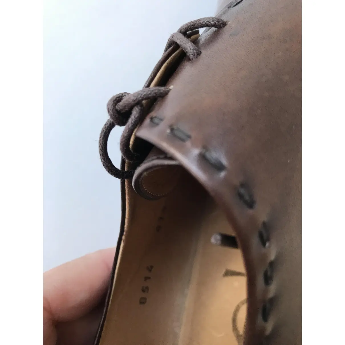 Leather lace ups Yves Saint Laurent - Vintage