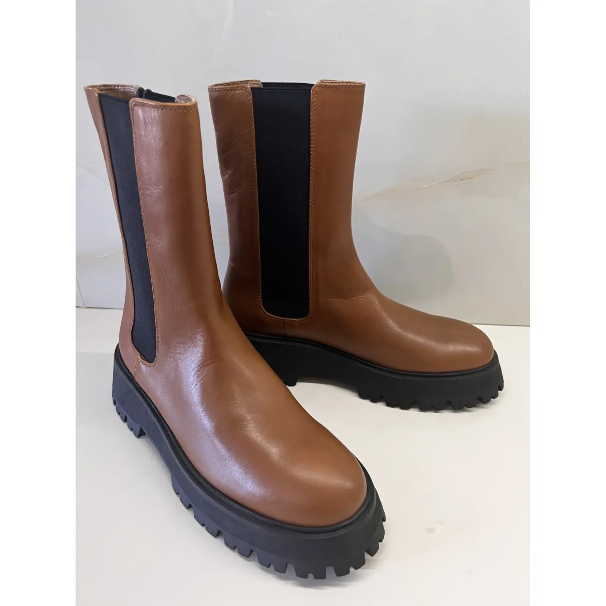 Buy Zara Leather ankle boots online