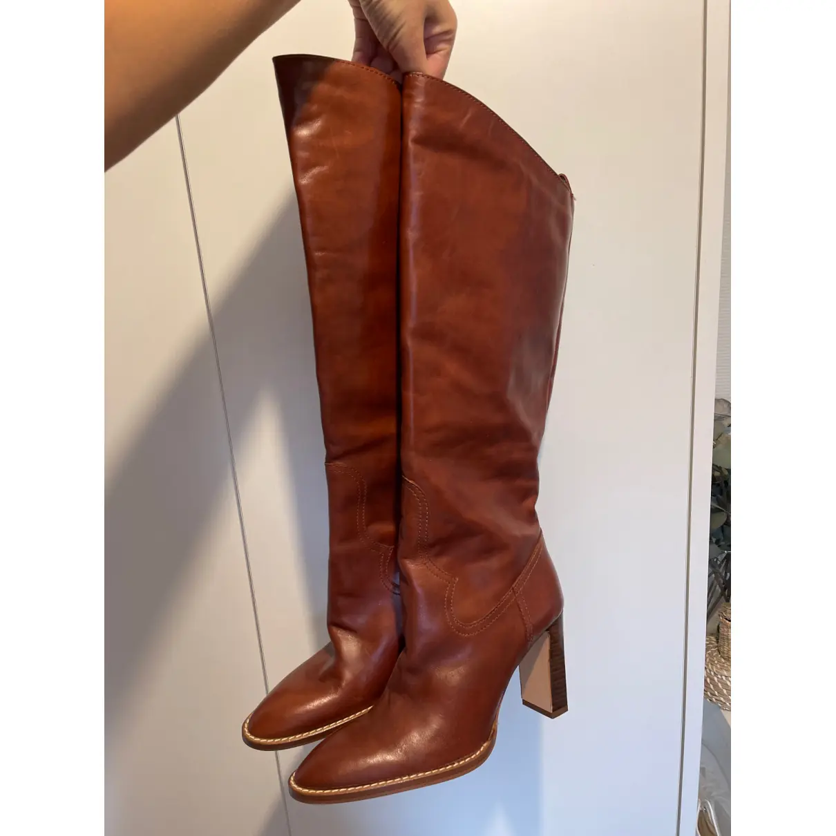 Buy Zara Leather cowboy boots online