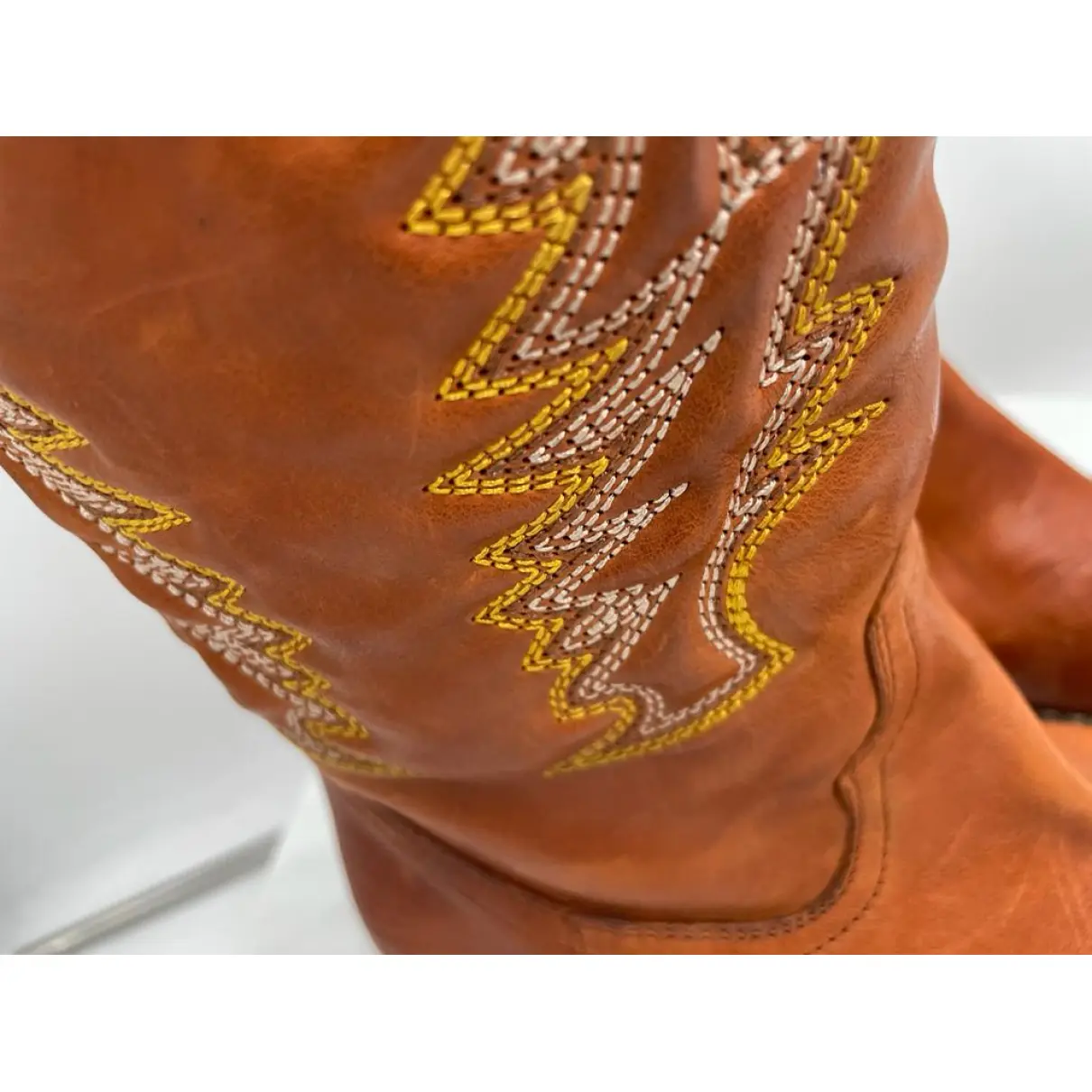 Leather cowboy boots Zoe italy