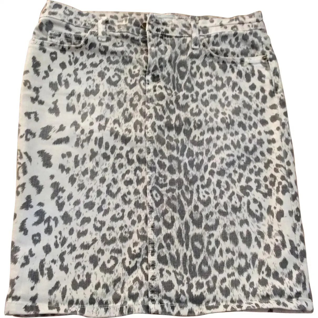 Leopard print Cotton Skirt Current Elliott