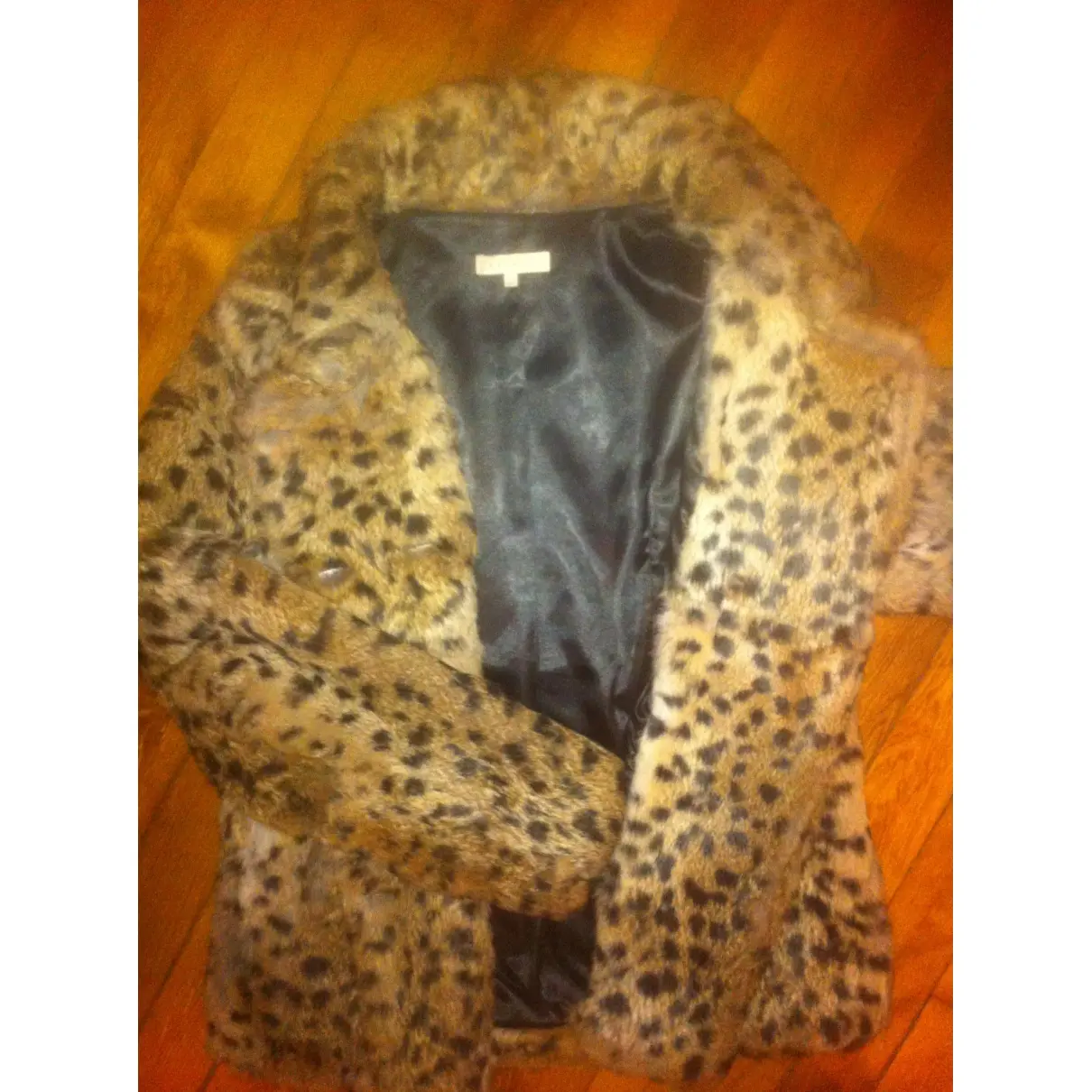 Buy Sandro Leopard print Fur Coat online