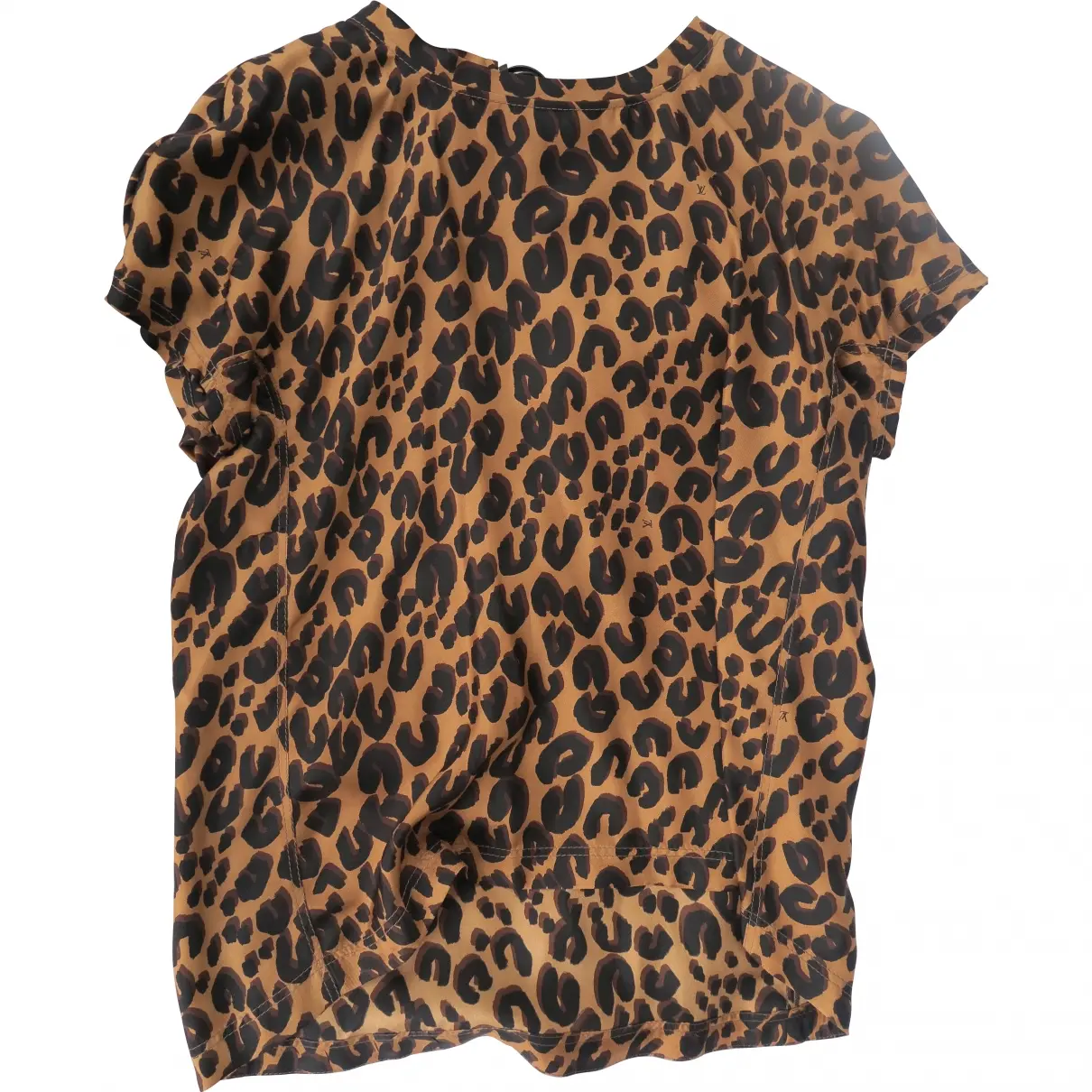 Leopard print Silk Top Louis Vuitton