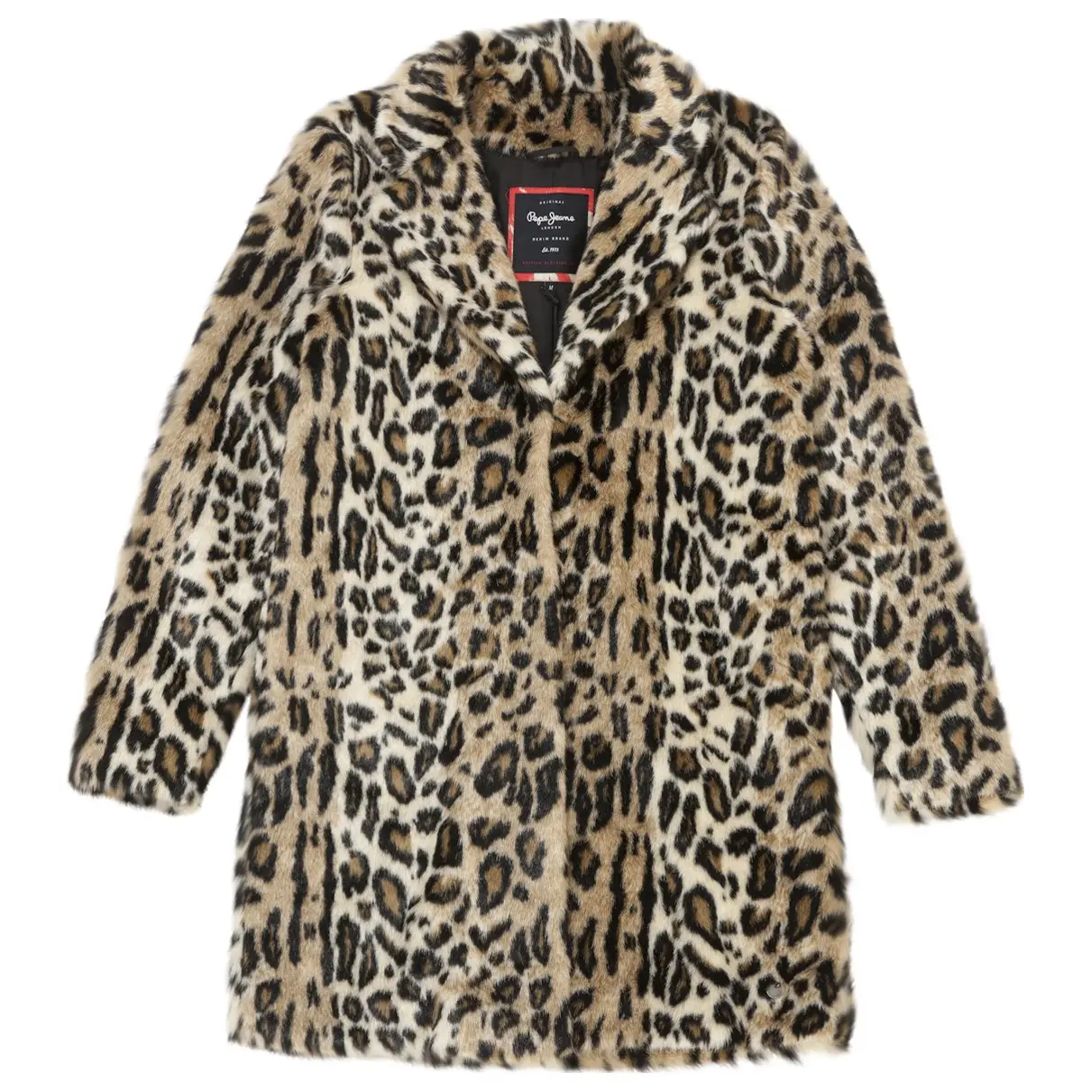 Leopard print Synthetic Coat PEPE JEANS