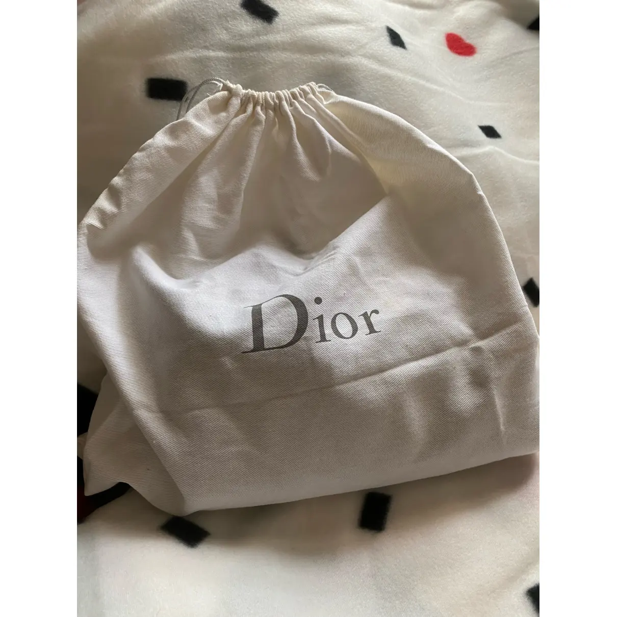 Bowling linen handbag Dior - Vintage