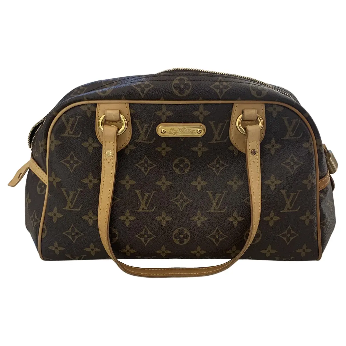Montorgueil linen handbag Louis Vuitton