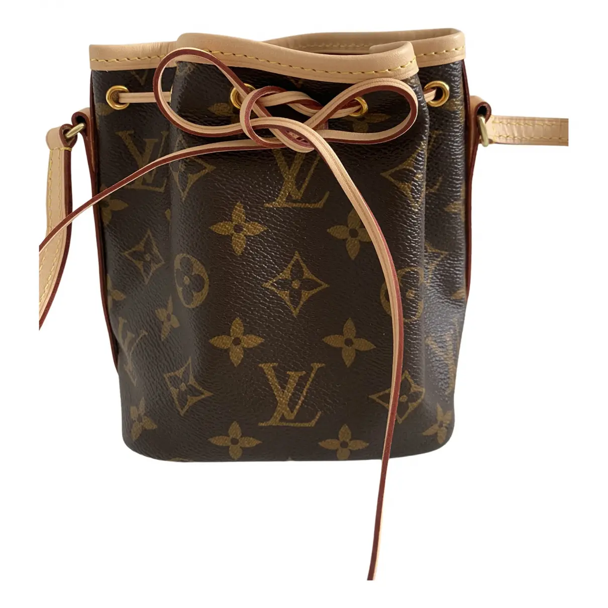 Nano Noé linen bag Louis Vuitton