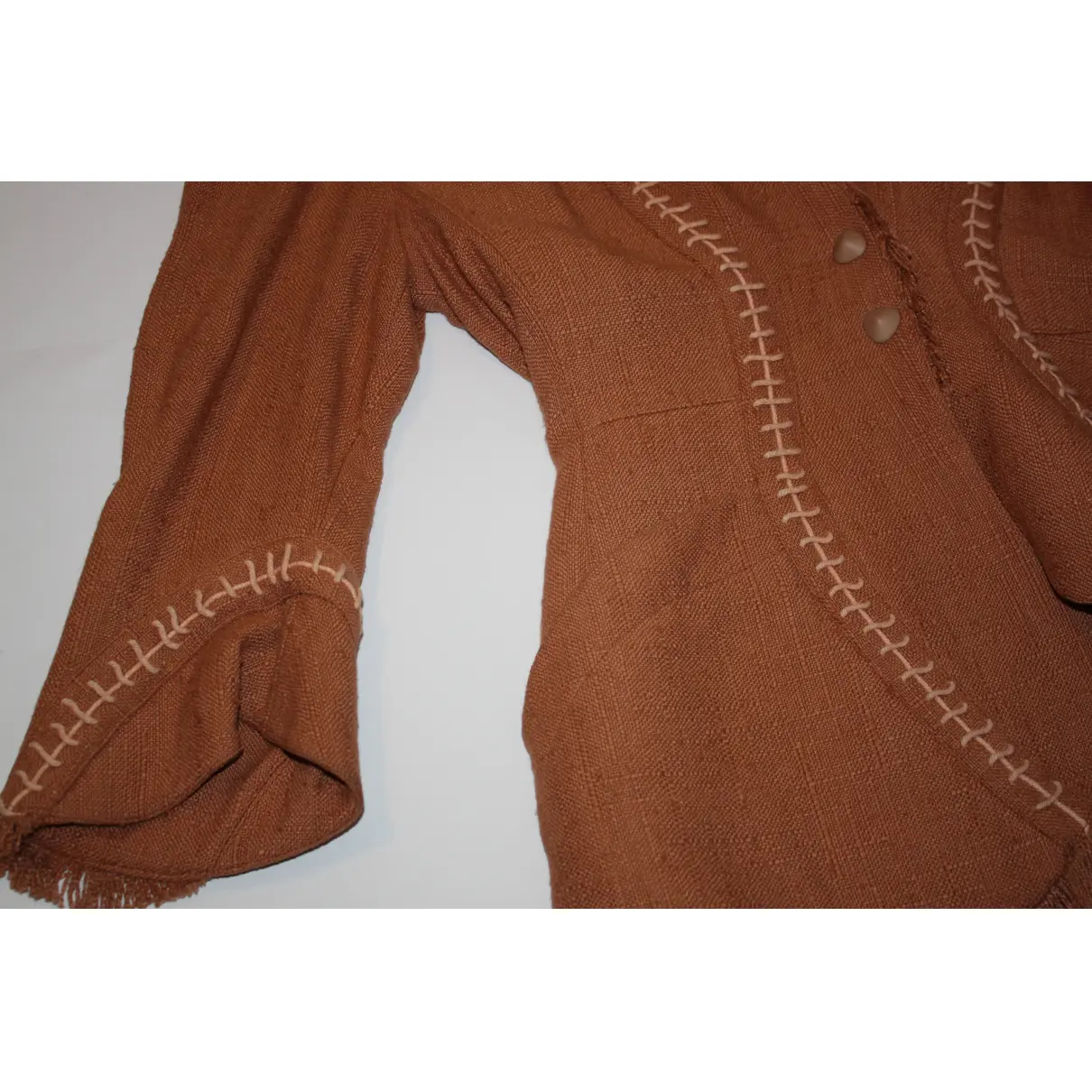 Linen short vest Thierry Mugler - Vintage