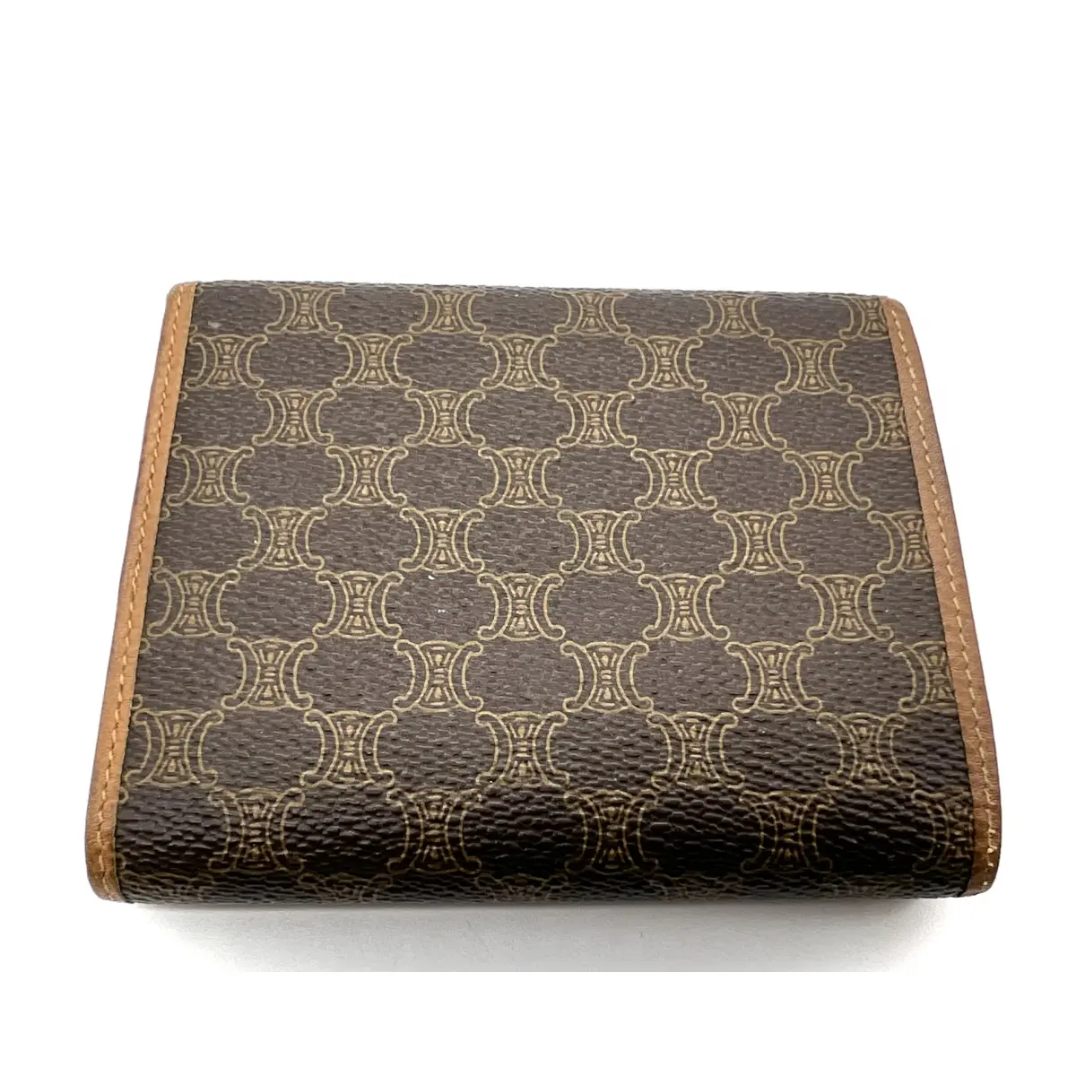 Buy Celine Triomphe Vintage linen wallet online - Vintage