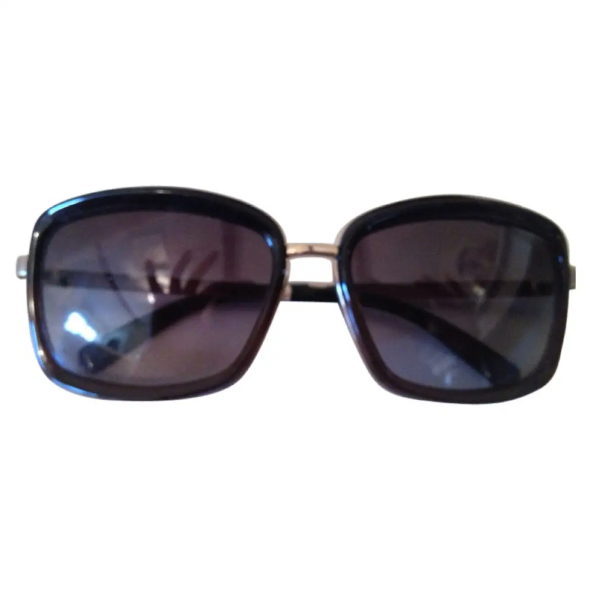 Brown Metal Sunglasses Chanel