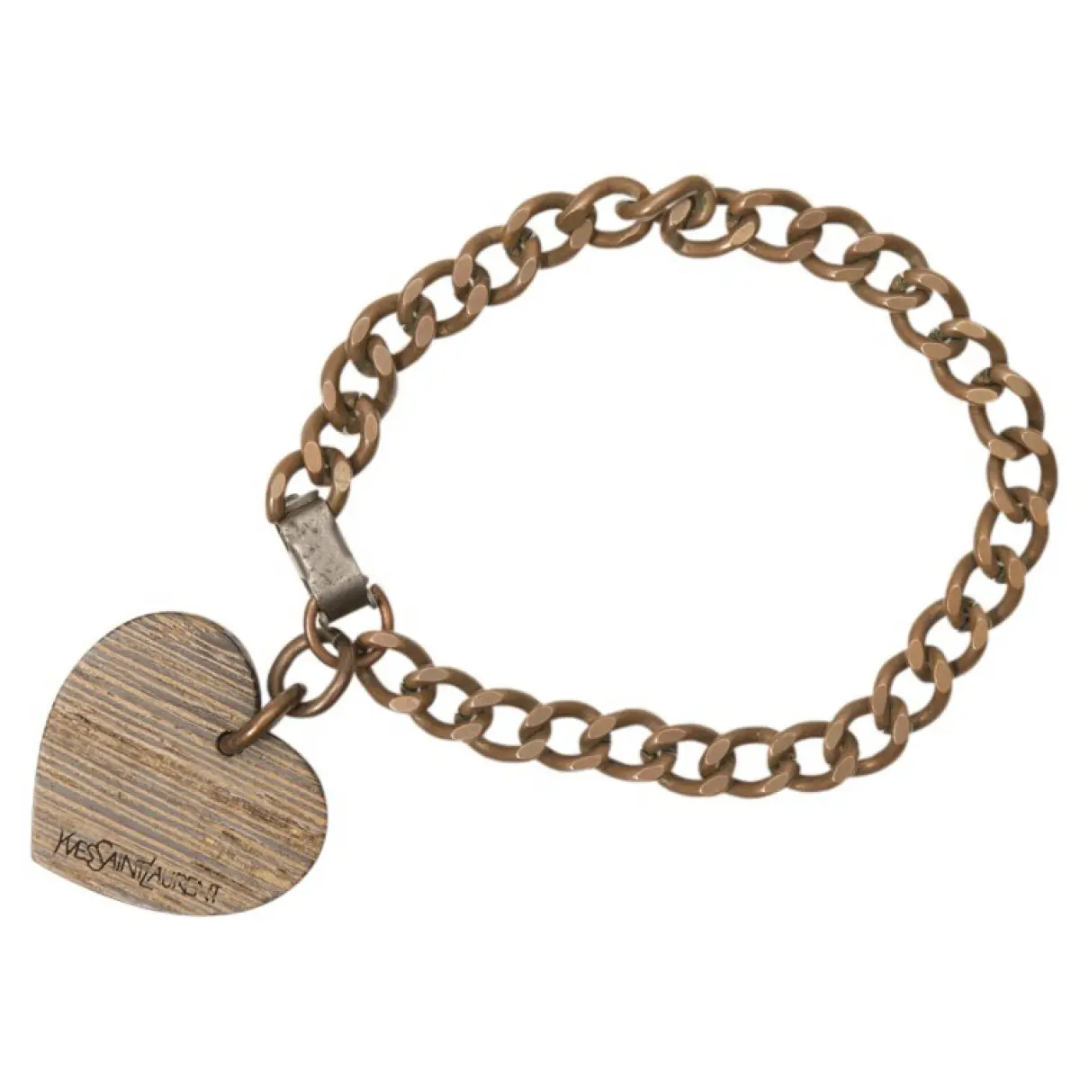 Brown Metal Bracelet Yves Saint Laurent