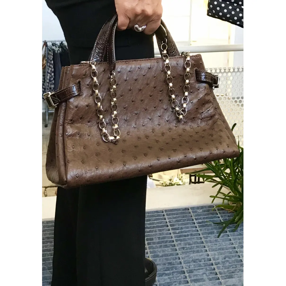 Ostrich handbag Colombo