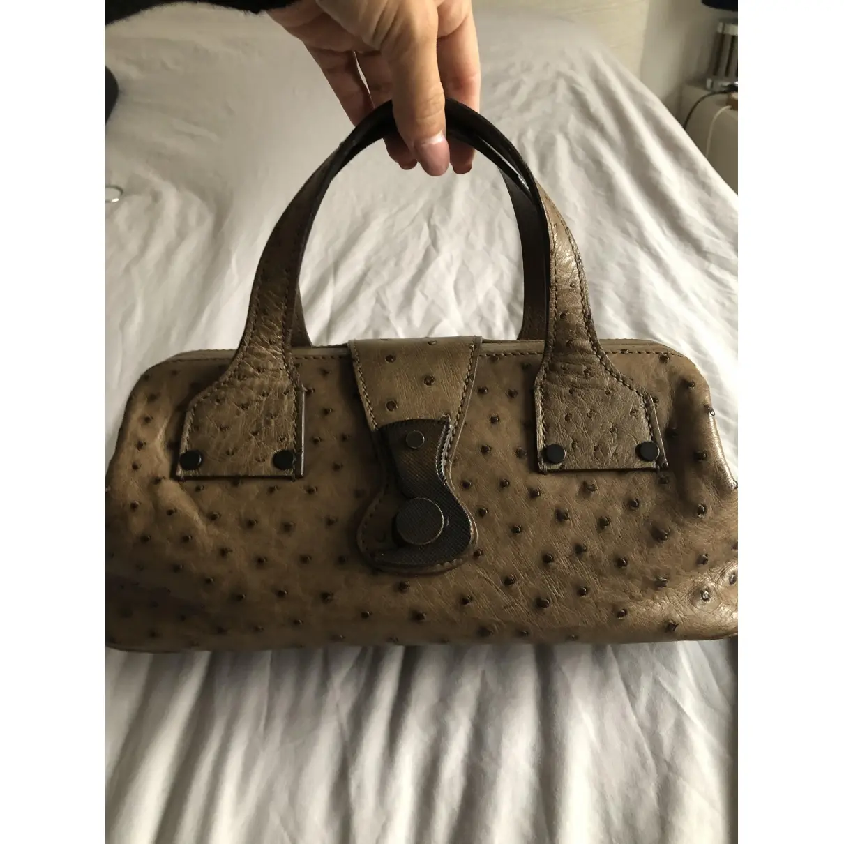 Ostrich mini bag Gucci - Vintage