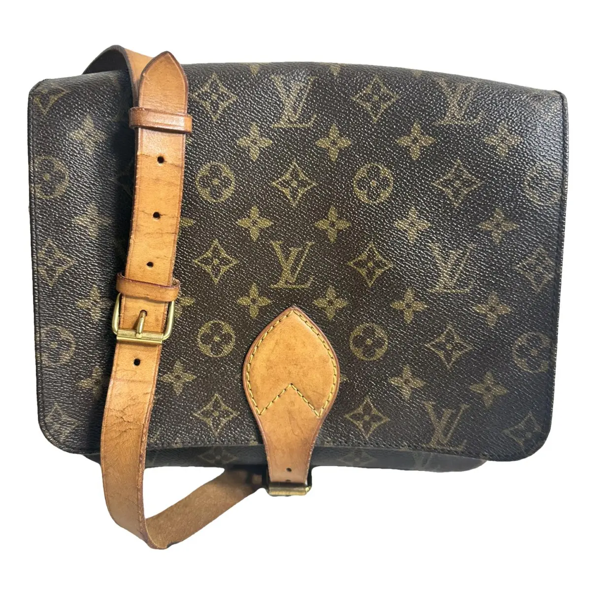 Cartouchière patent leather crossbody bag Louis Vuitton - Vintage