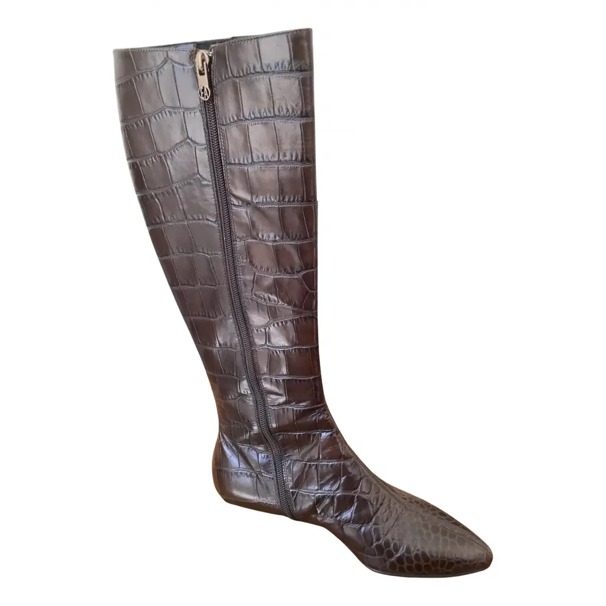 Patent leather boots Emporio Armani - Vintage