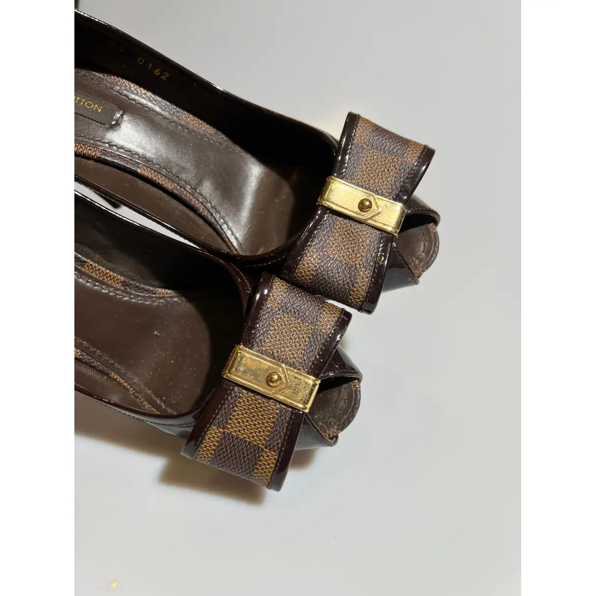 Patent leather heels Louis Vuitton