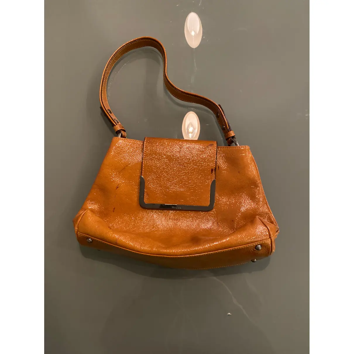 Buy Max Mara Patent leather handbag online