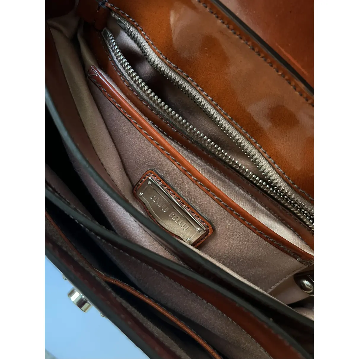 Buy Miu Miu Patent leather handbag online