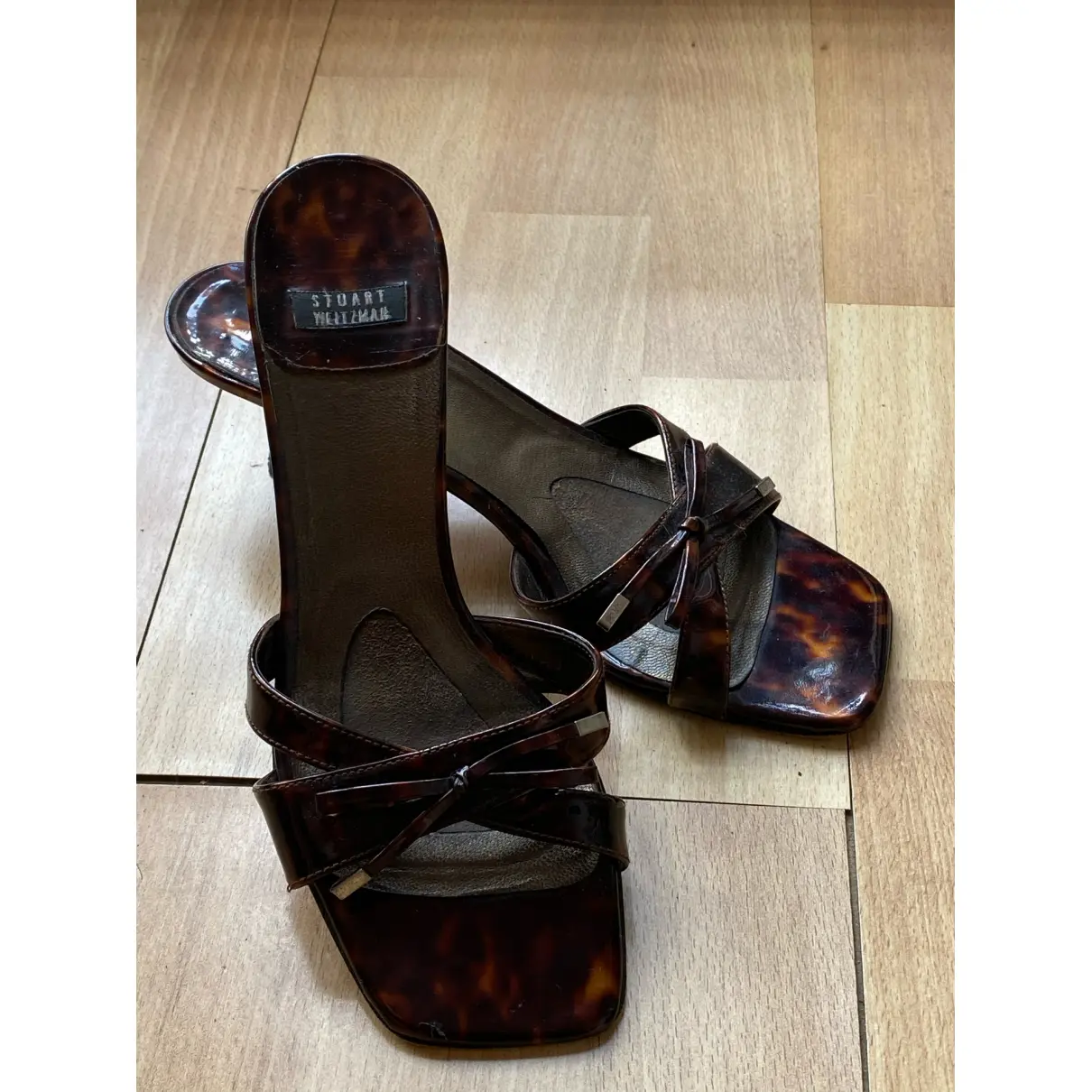 Patent leather sandal Stuart Weitzman - Vintage