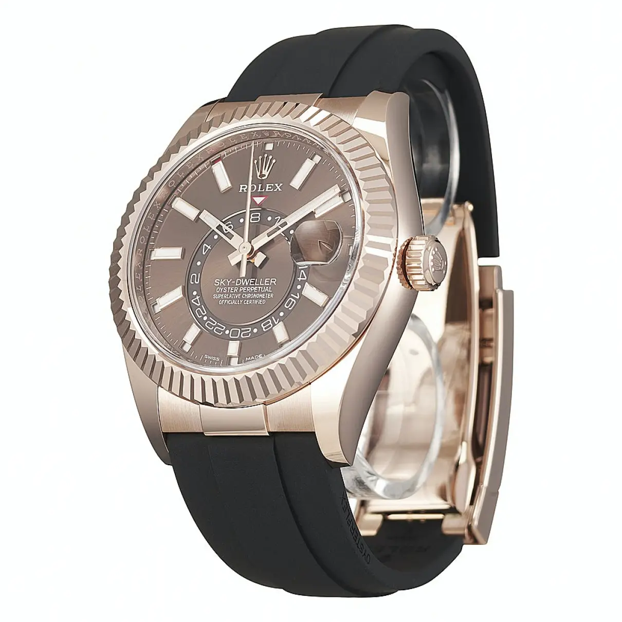 Sky-Dweller pink gold watch Rolex