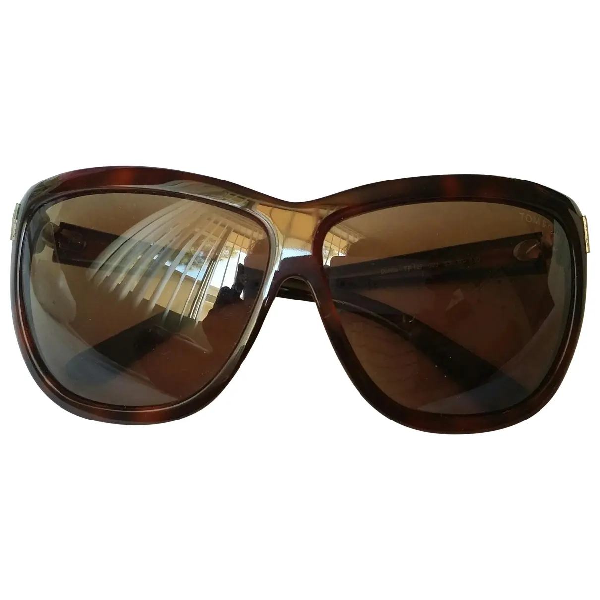 Brown Plastic Sunglasses Tom Ford