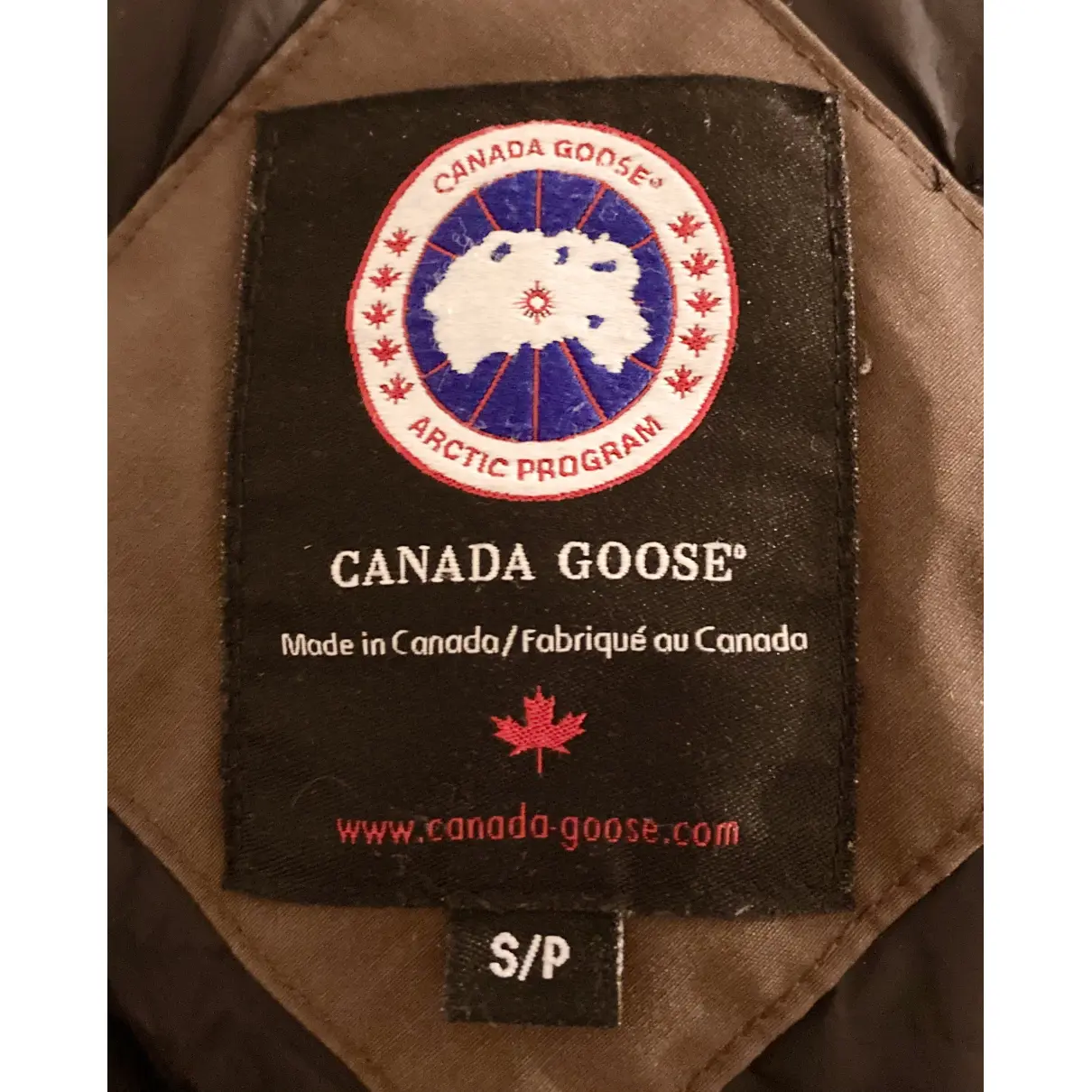 Brown Polyester Coat Kensington Canada Goose