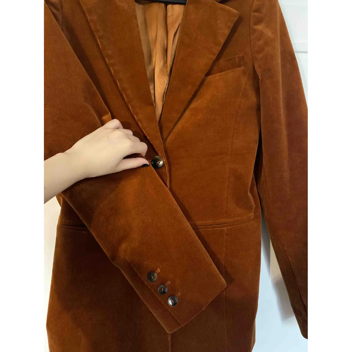 Brown Polyester Jacket & Other Stories
