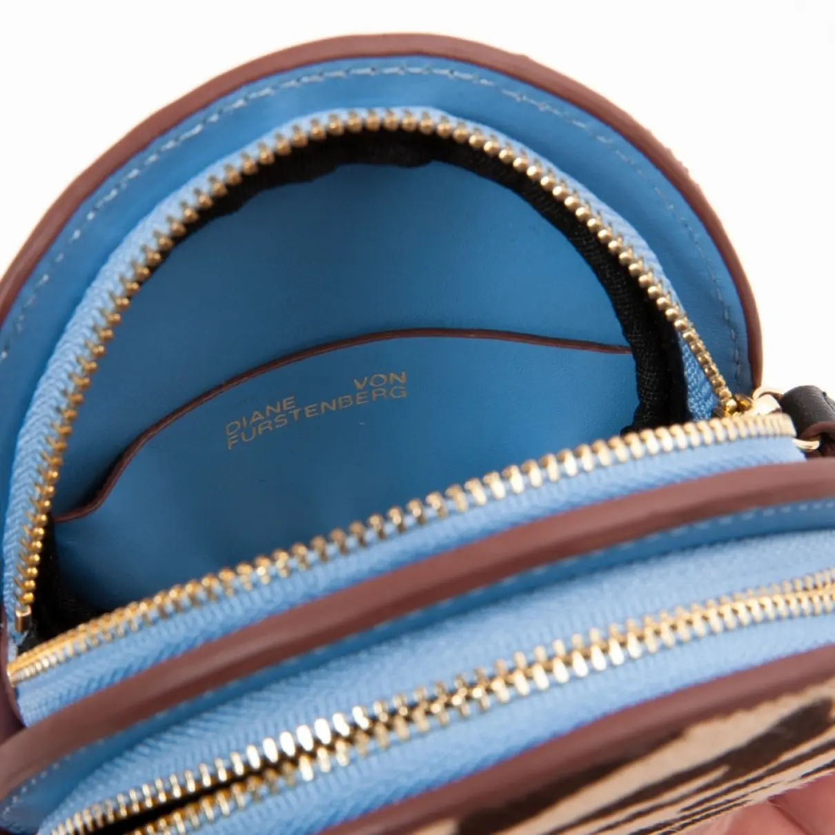Pony-style calfskin clutch bag Diane Von Furstenberg