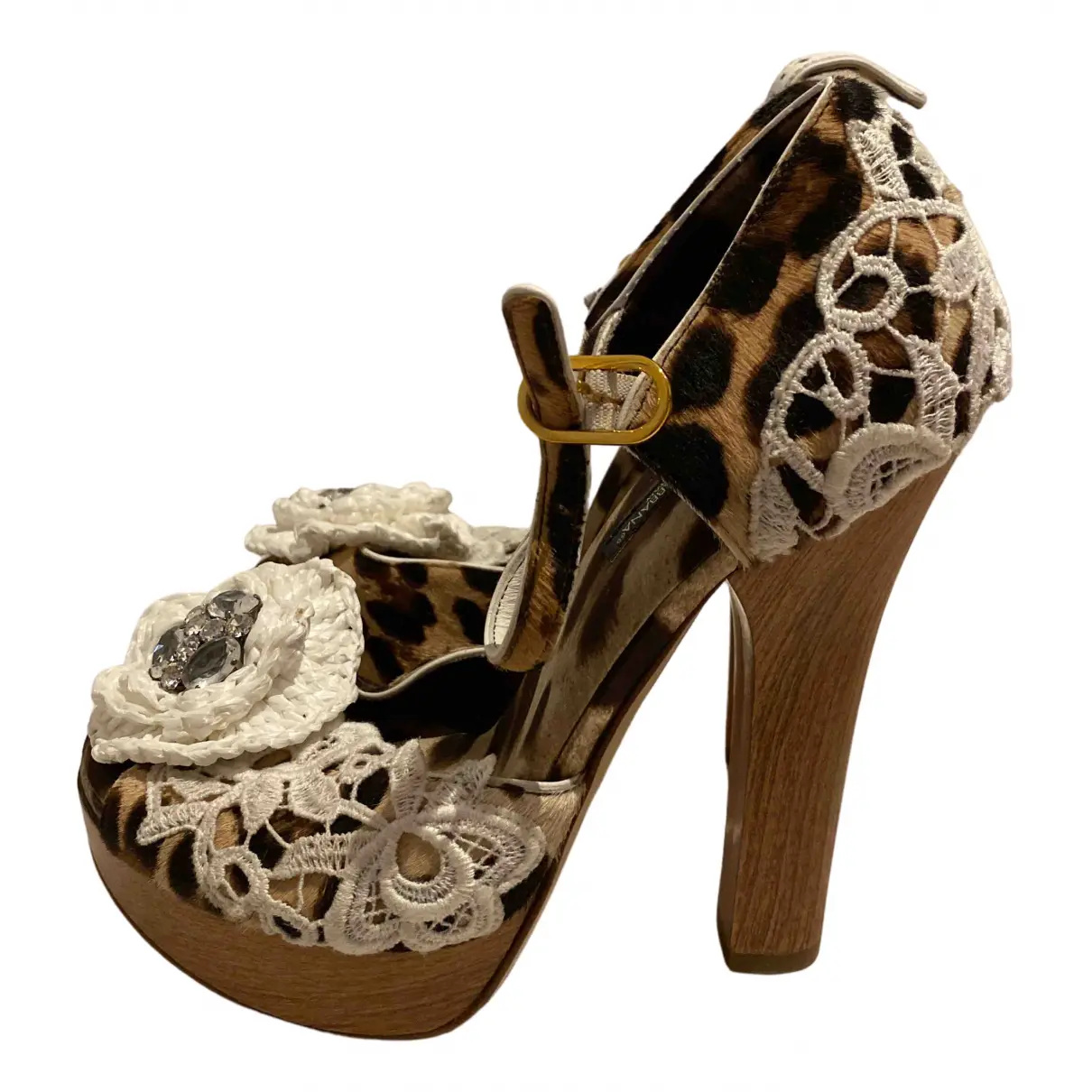 Pony-style calfskin heels Dolce & Gabbana