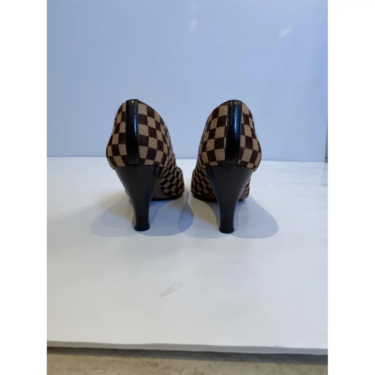 Pony-style calfskin heels Louis Vuitton - Vintage