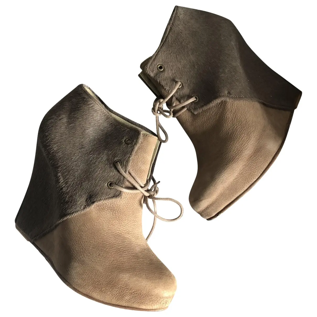 Pony-style calfskin ankle boots Opening Ceremony