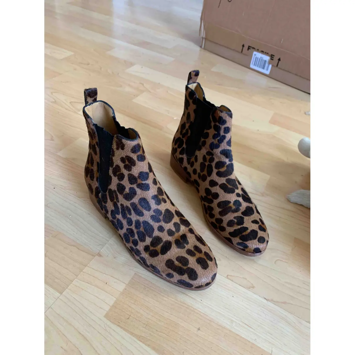 Buy Sézane Pony-style calfskin boots online