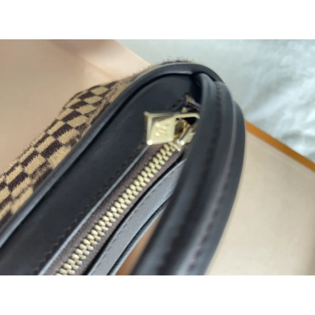Tigre pony-style calfskin handbag Louis Vuitton - Vintage