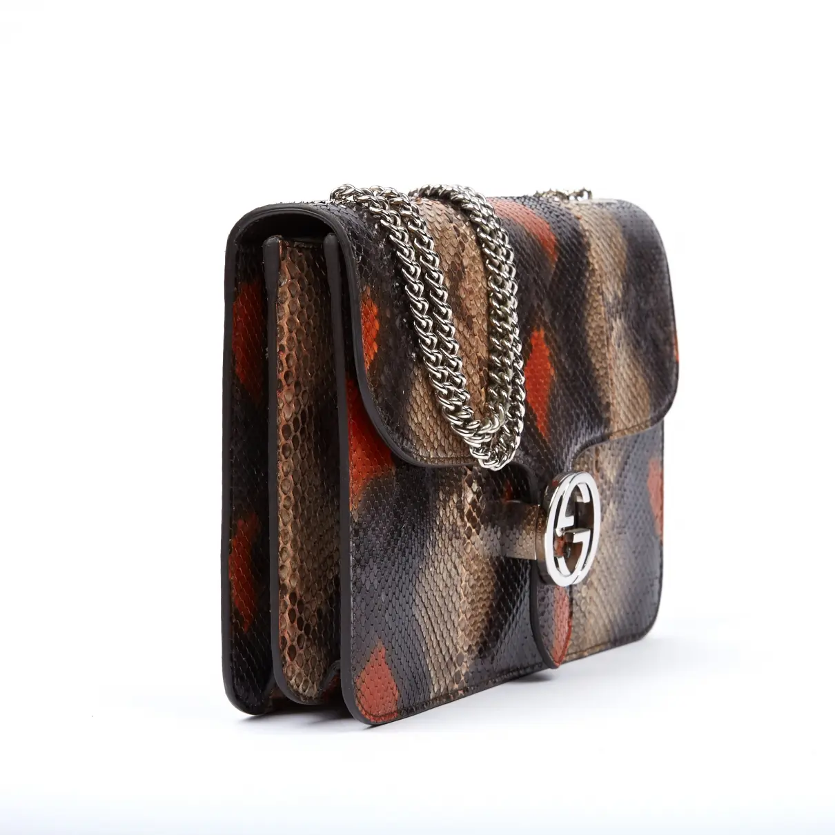 Gucci 1973 python handbag for sale