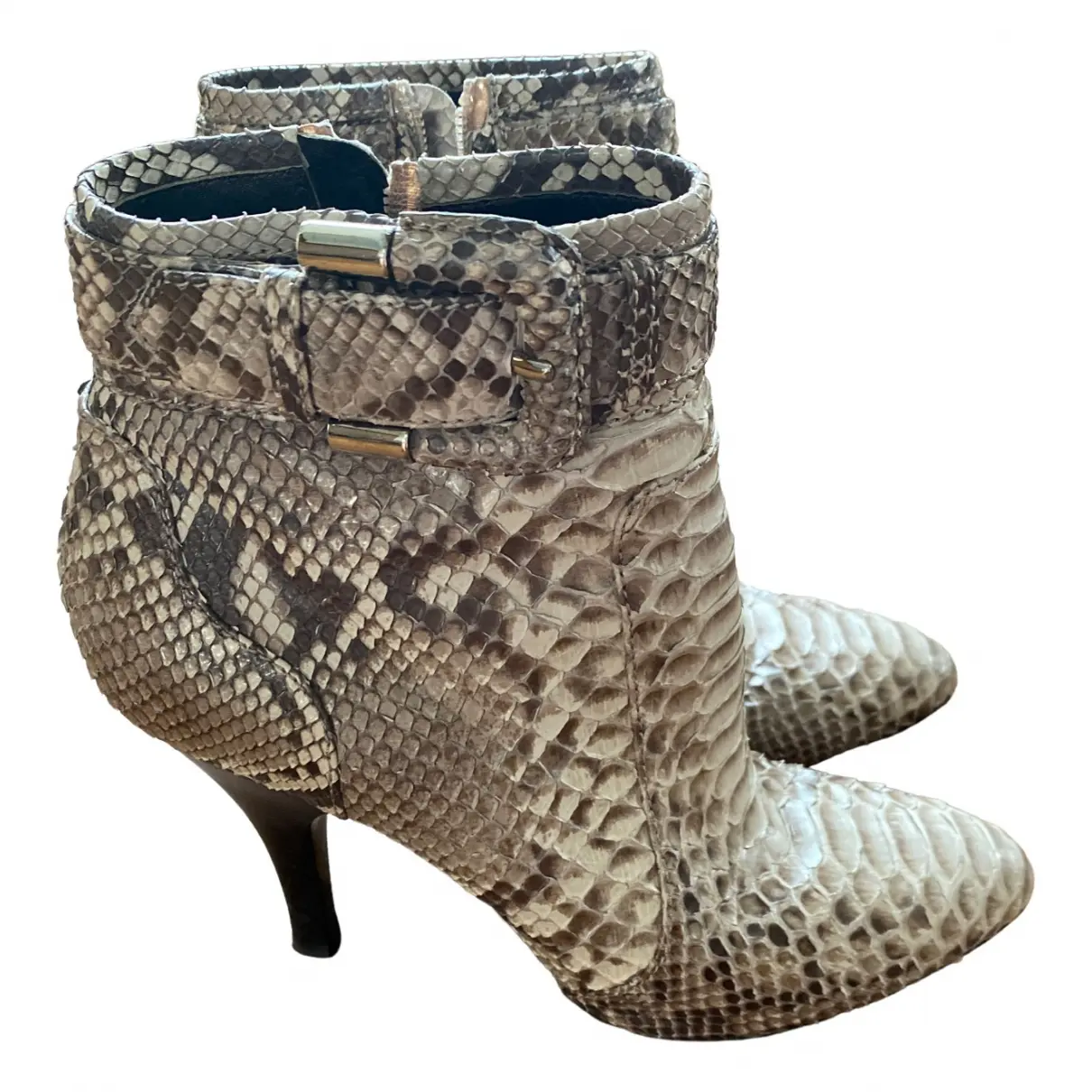 Python ankle boots Burberry