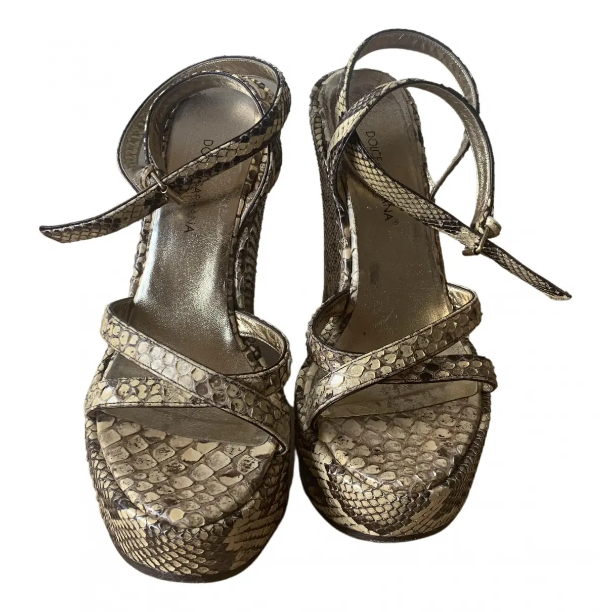 Python sandals Dolce & Gabbana
