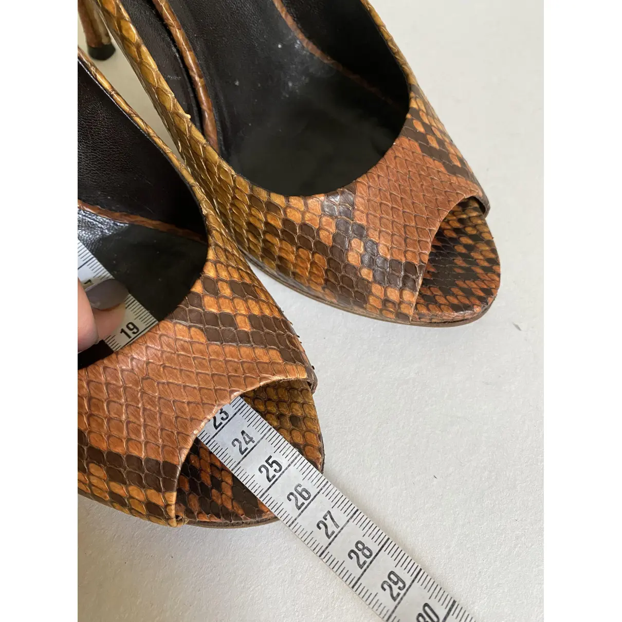 Buy Gucci Python heels online