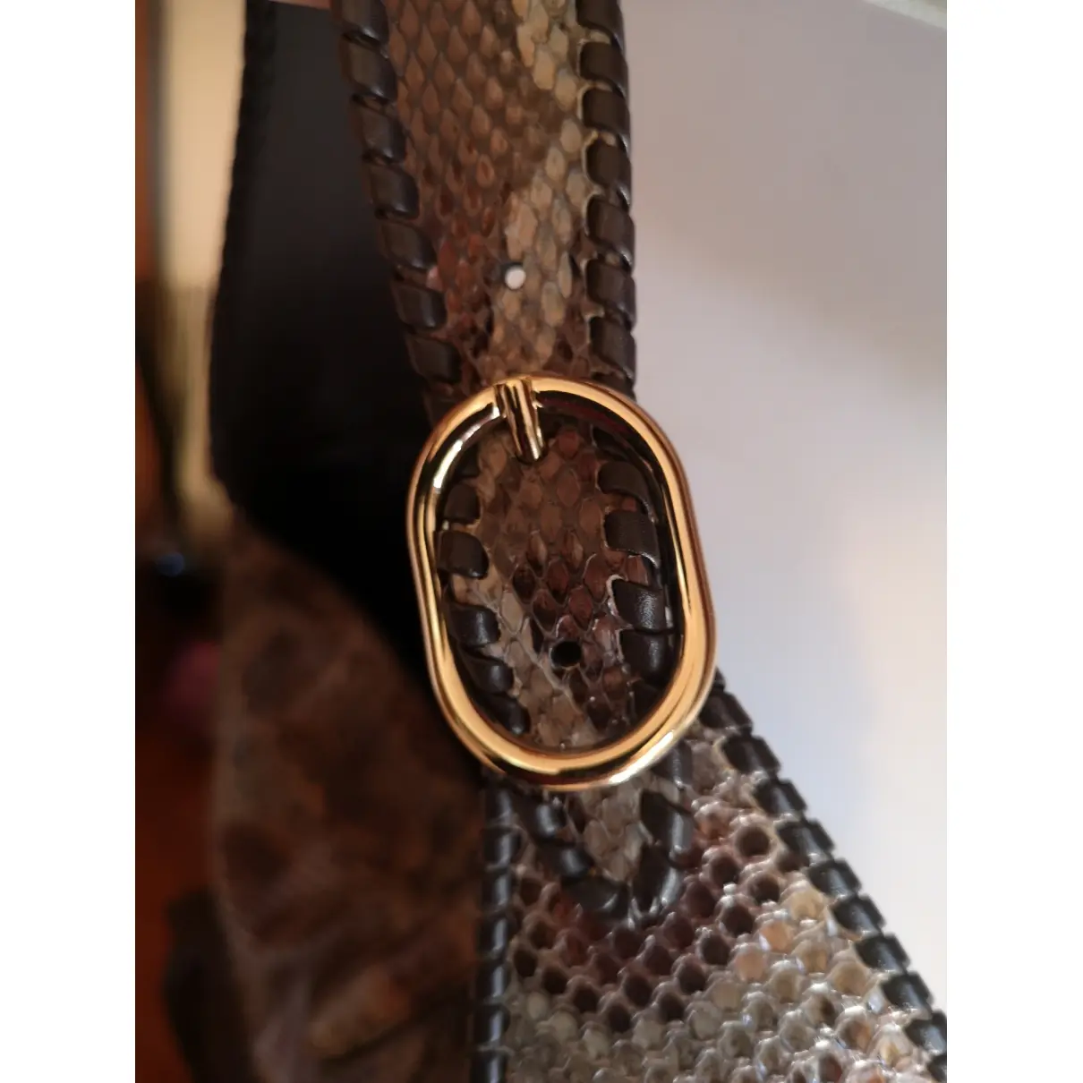 Buy Gucci Hobo python crossbody bag online - Vintage