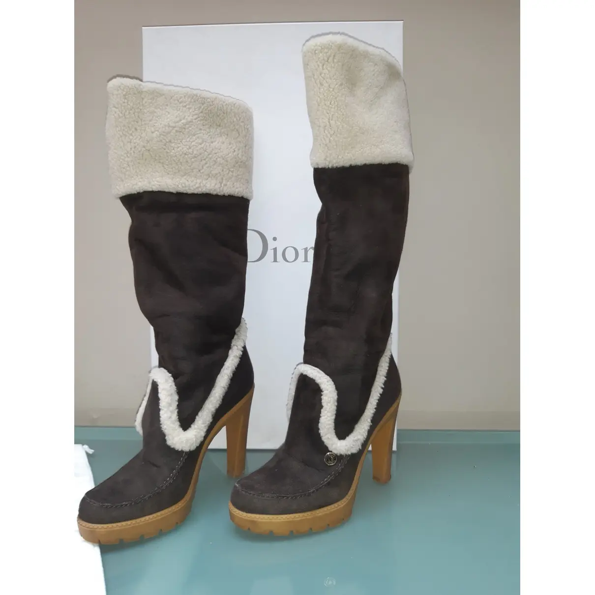 Buy Dior Shearling snow boots online