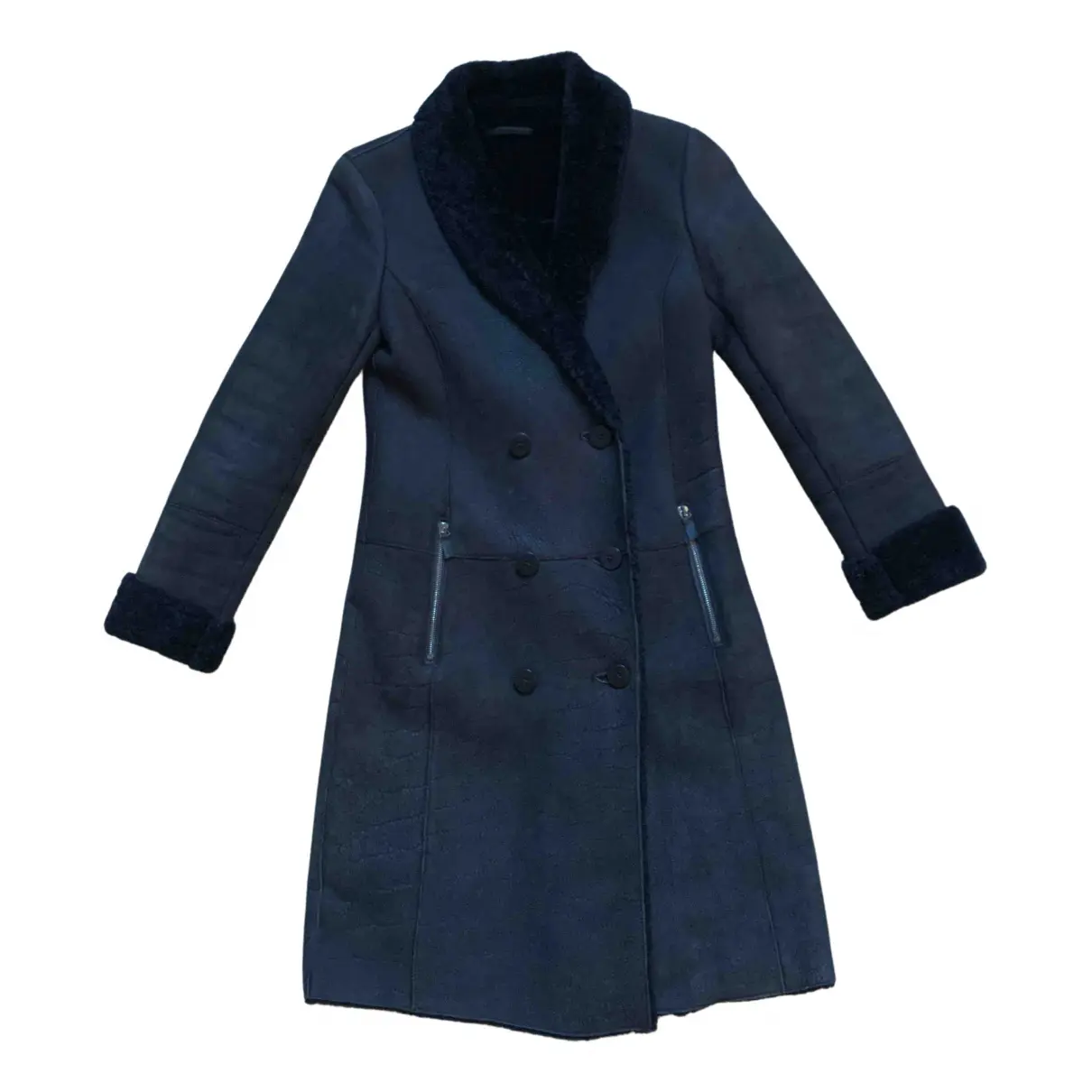 Shearling coat Emporio Armani