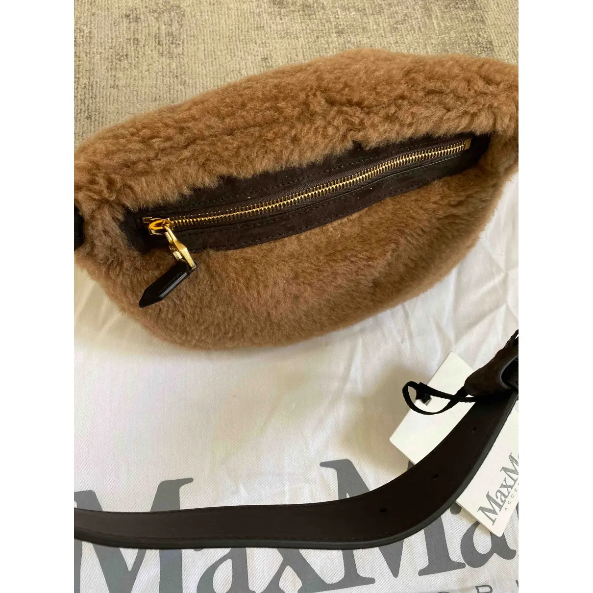 Buy Max Mara Shearling clutch bag online