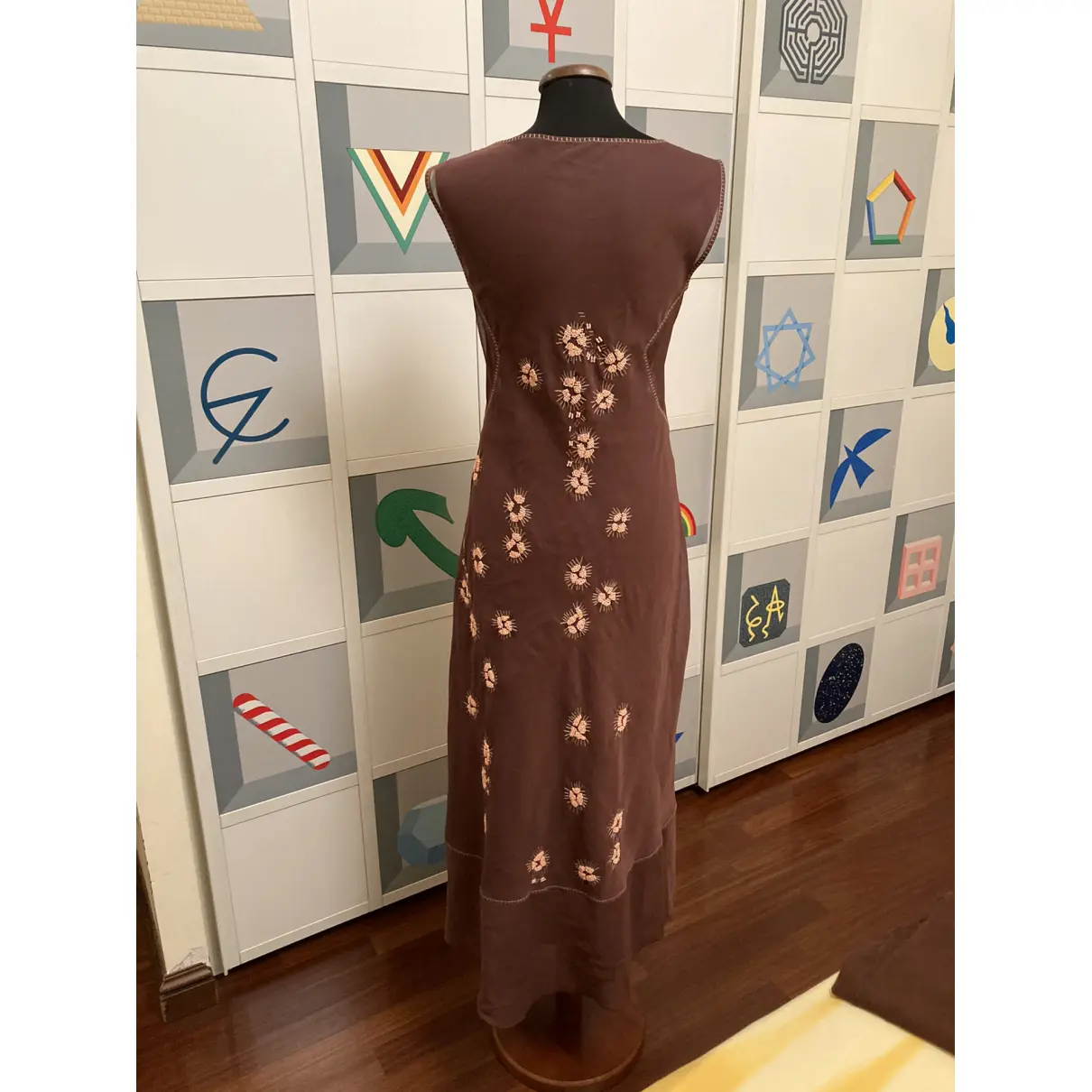 Silk maxi dress Alberta Ferretti - Vintage