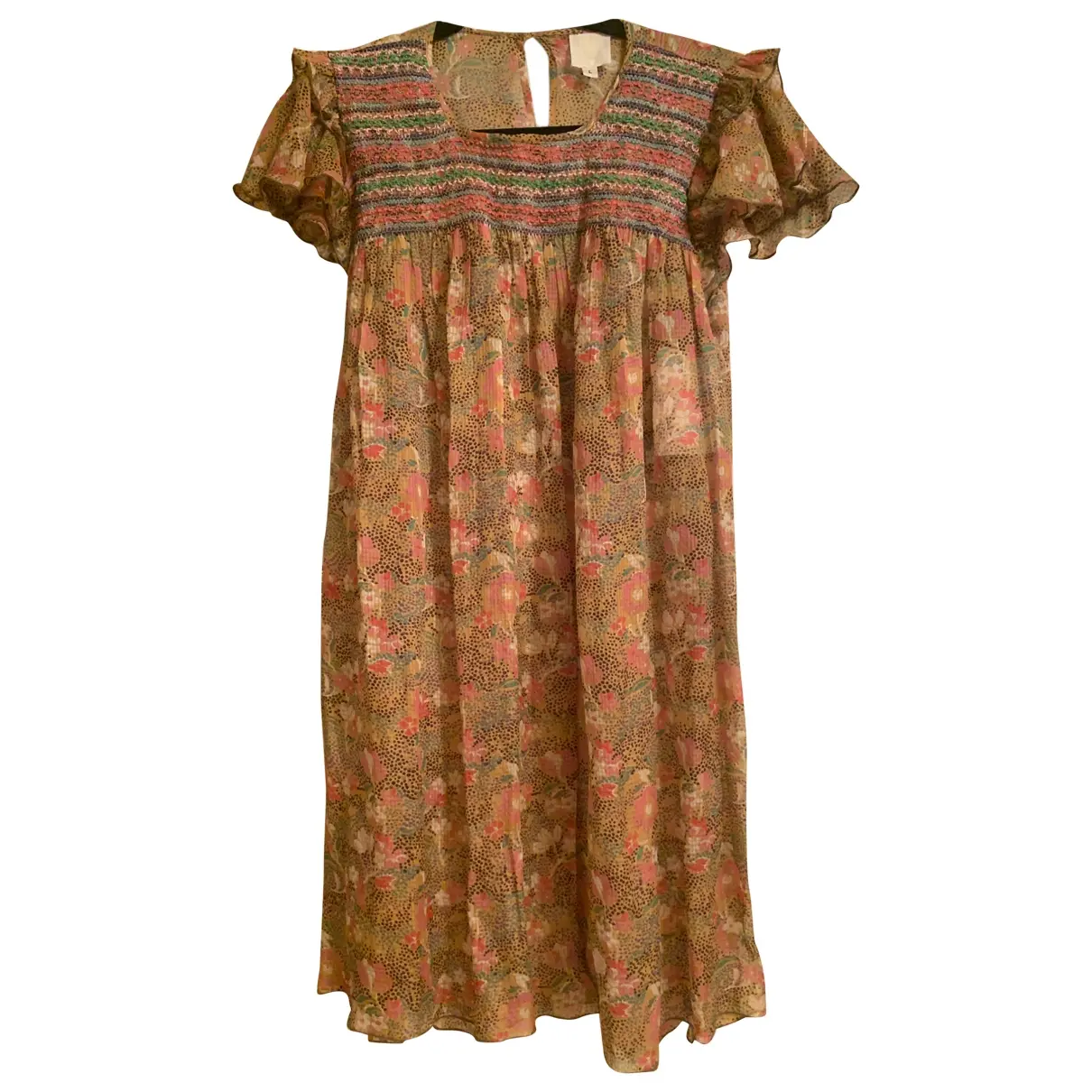Silk mid-length dress Anna Sui