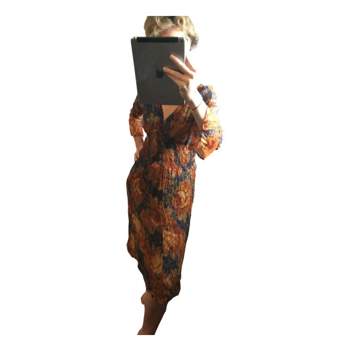 Buy Antik Batik Silk mid-length dress online
