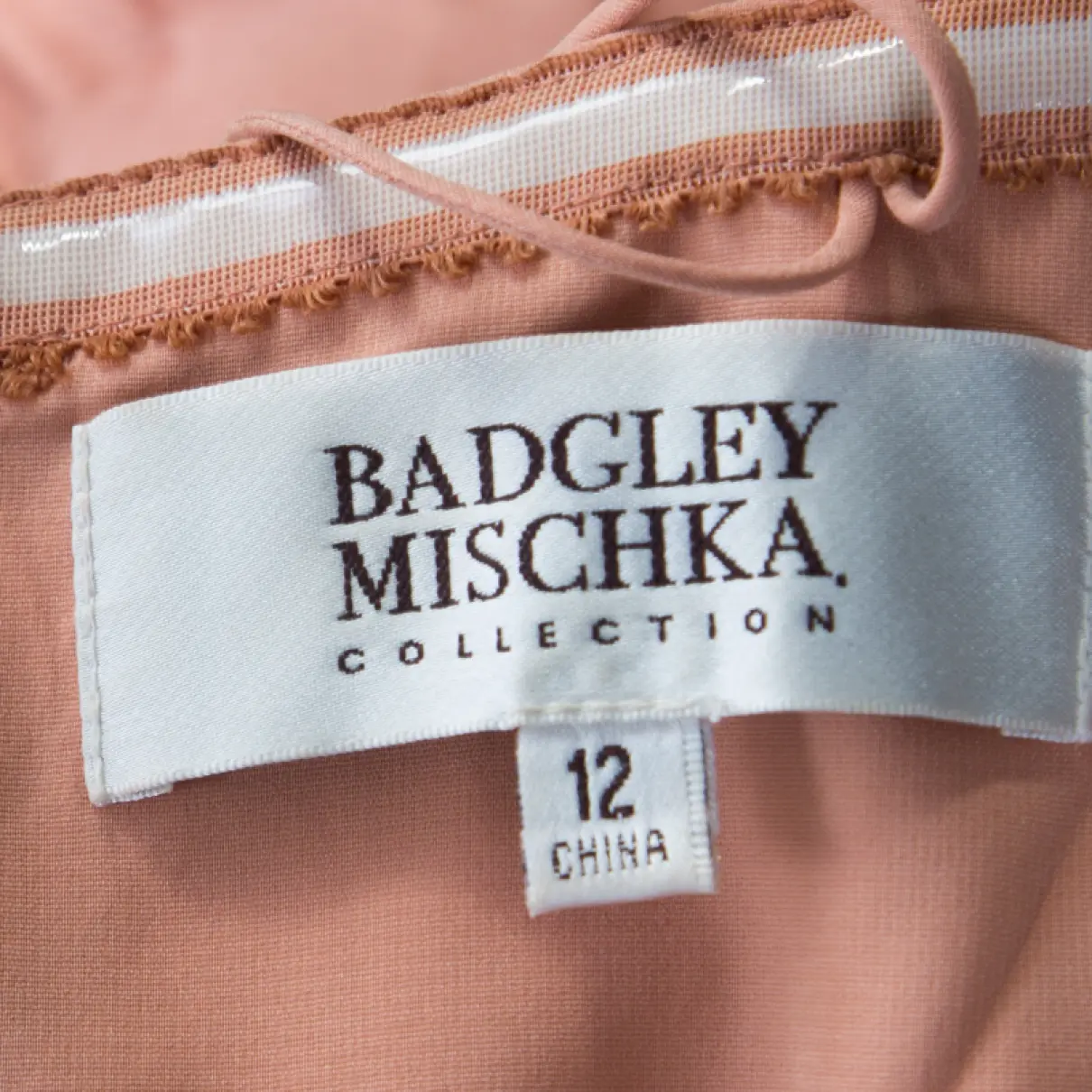 Silk dress Badgley Mischka