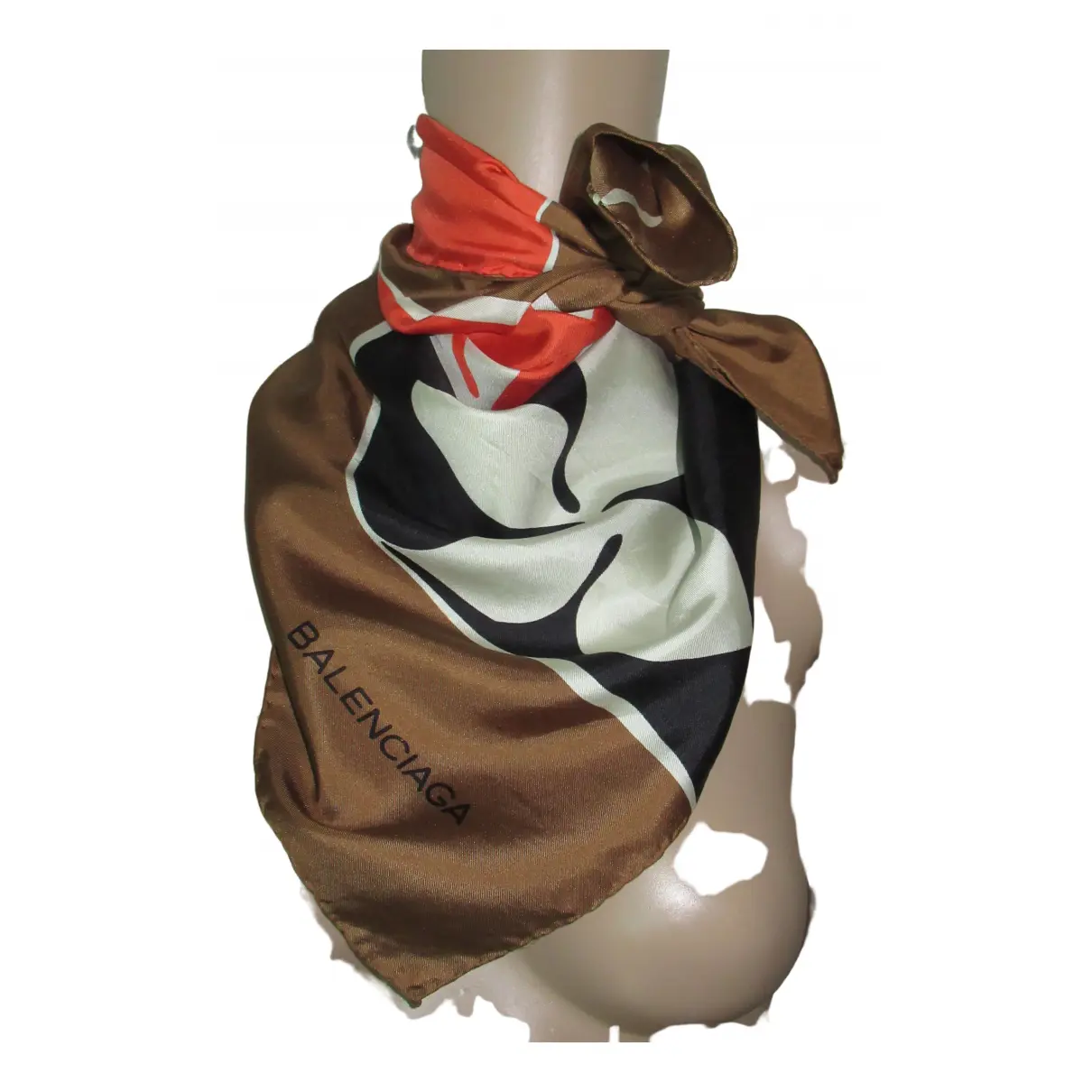 Buy Balenciaga Silk neckerchief online - Vintage