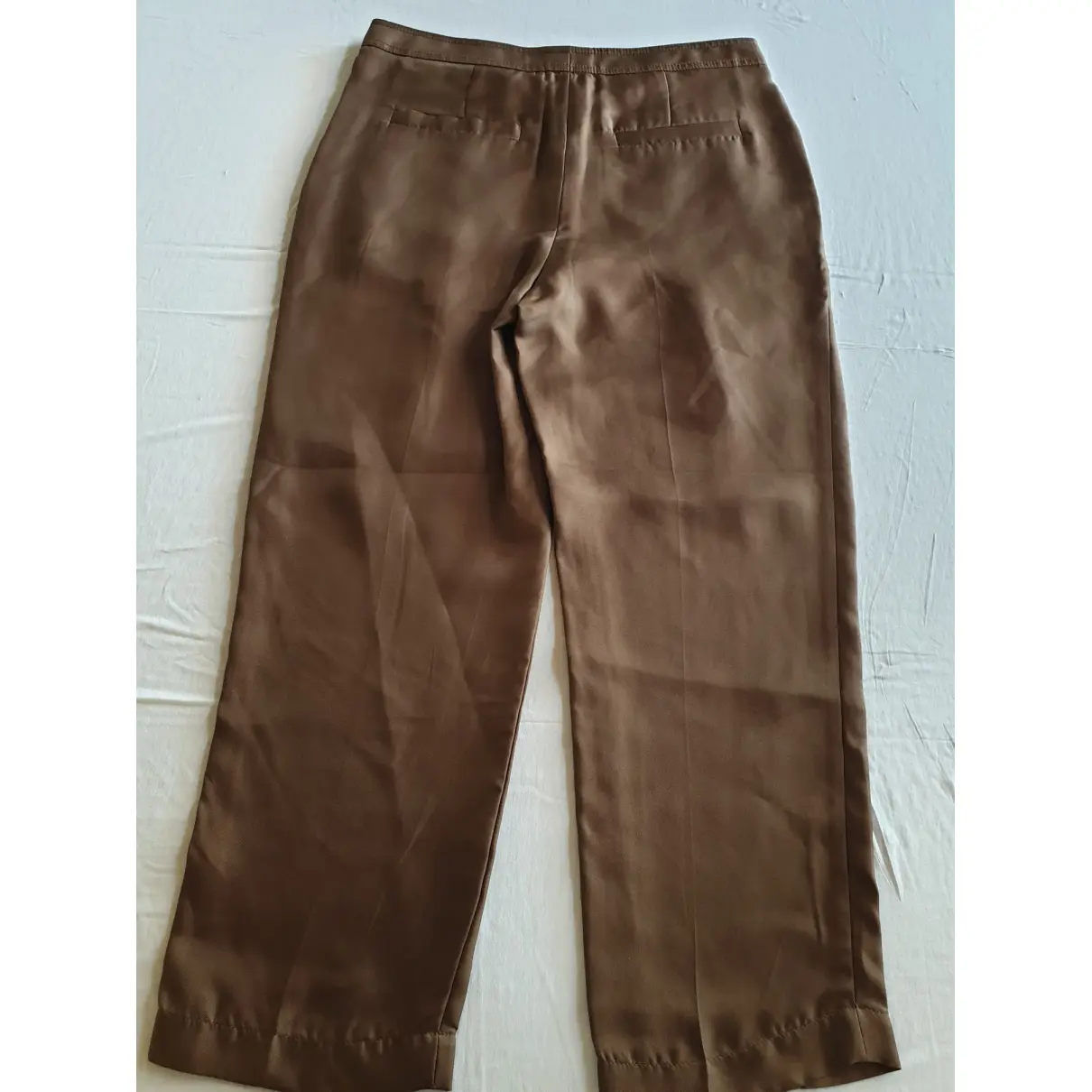 Buy Brunello Cucinelli Silk carot pants online